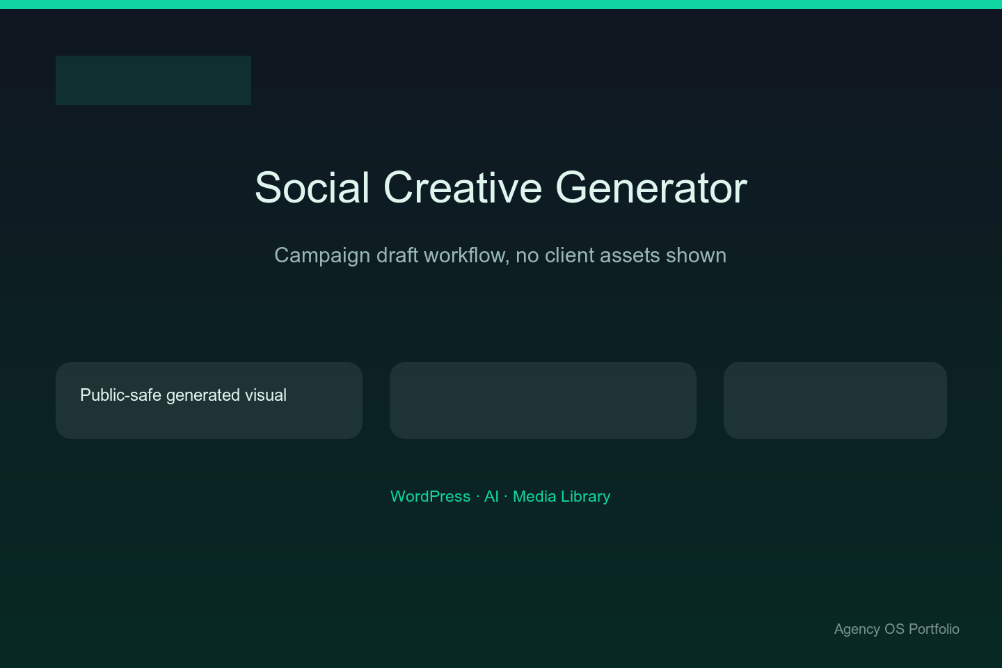 Social Media Creative Generator