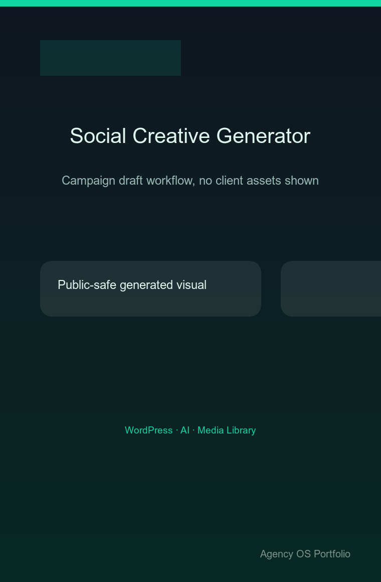 Social Media Creative Generator