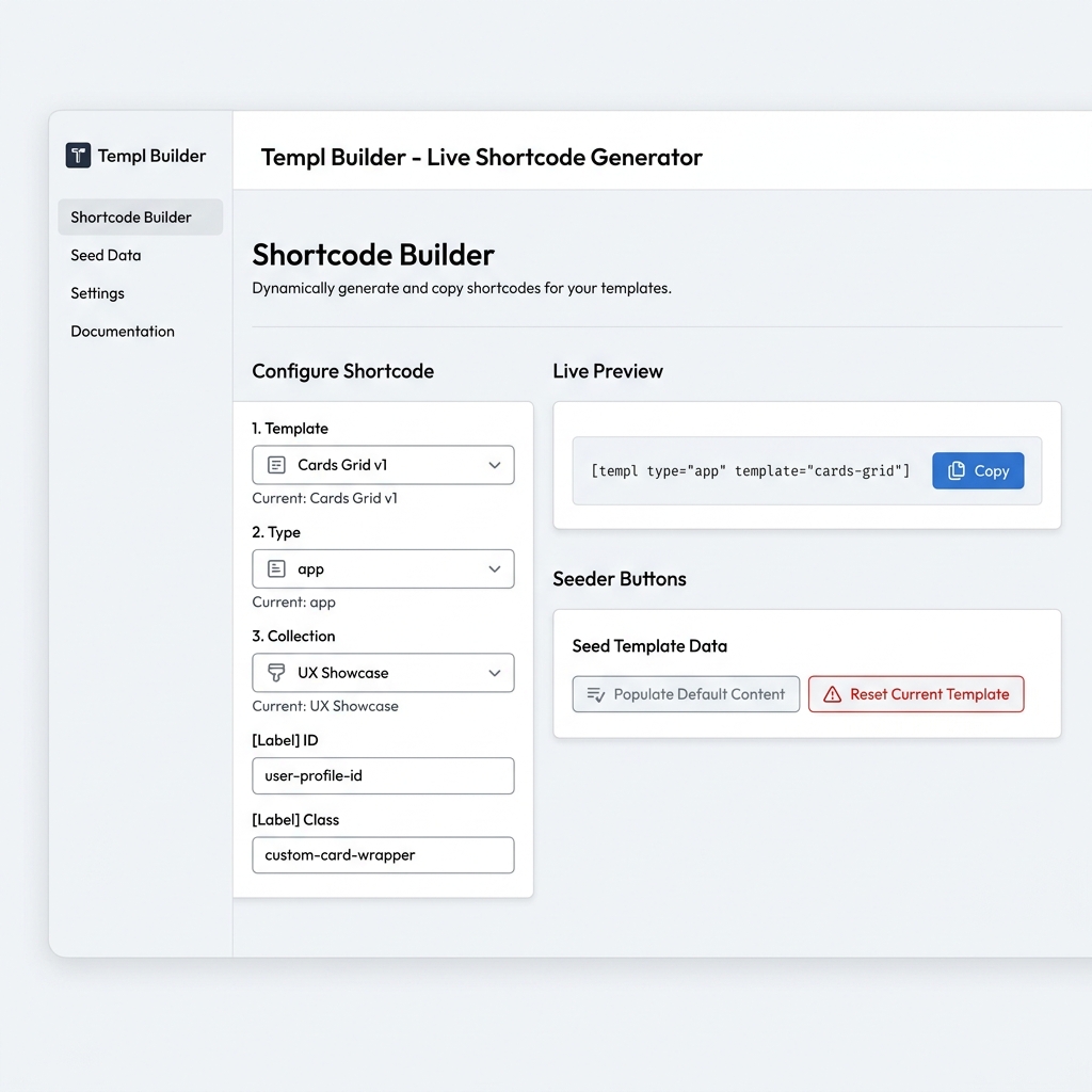 Templ Builder
