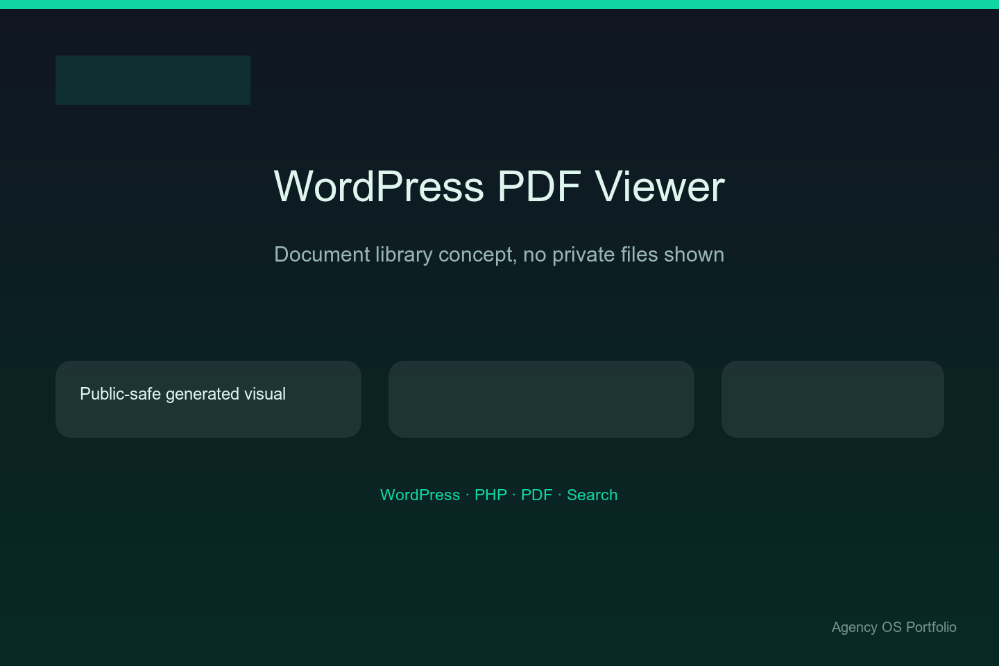 WordPress PDF/Resource Viewer